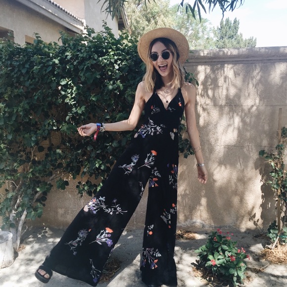 Urban Outfitters Pants - Urban Outfitters Floral Jumpsuit